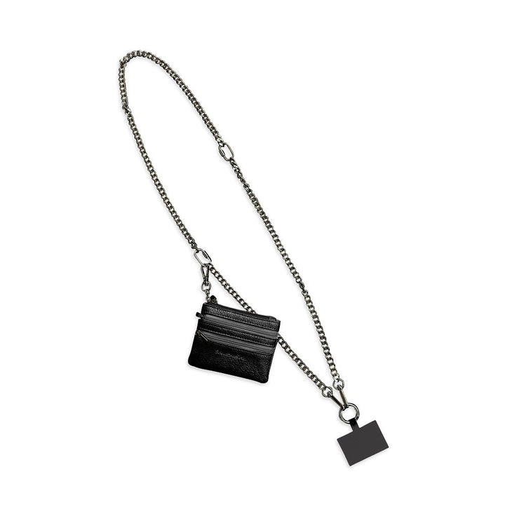 Clip & Go Phone Link Chain w/Zipper Pouch