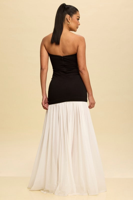 Make A Statement Black & White Dress