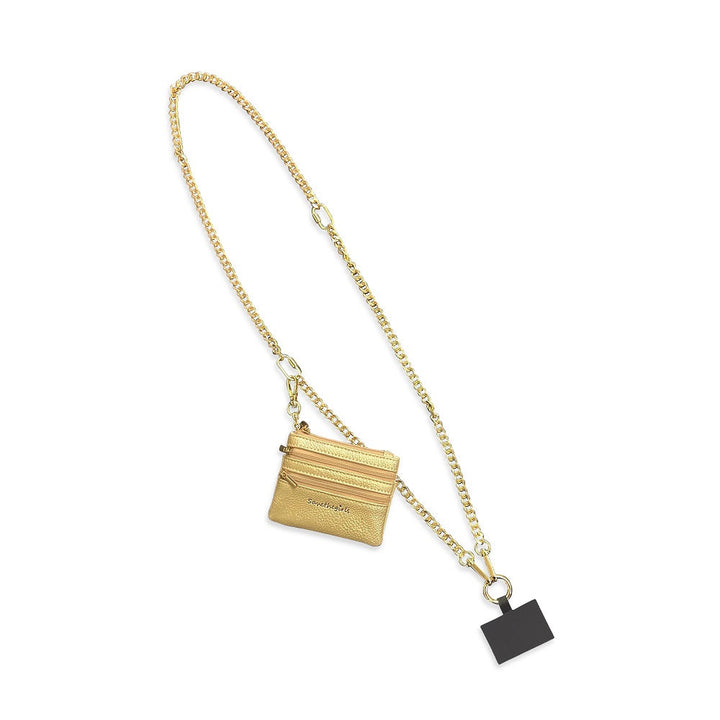 Clip & Go Phone Link Chain w/Zipper Pouch