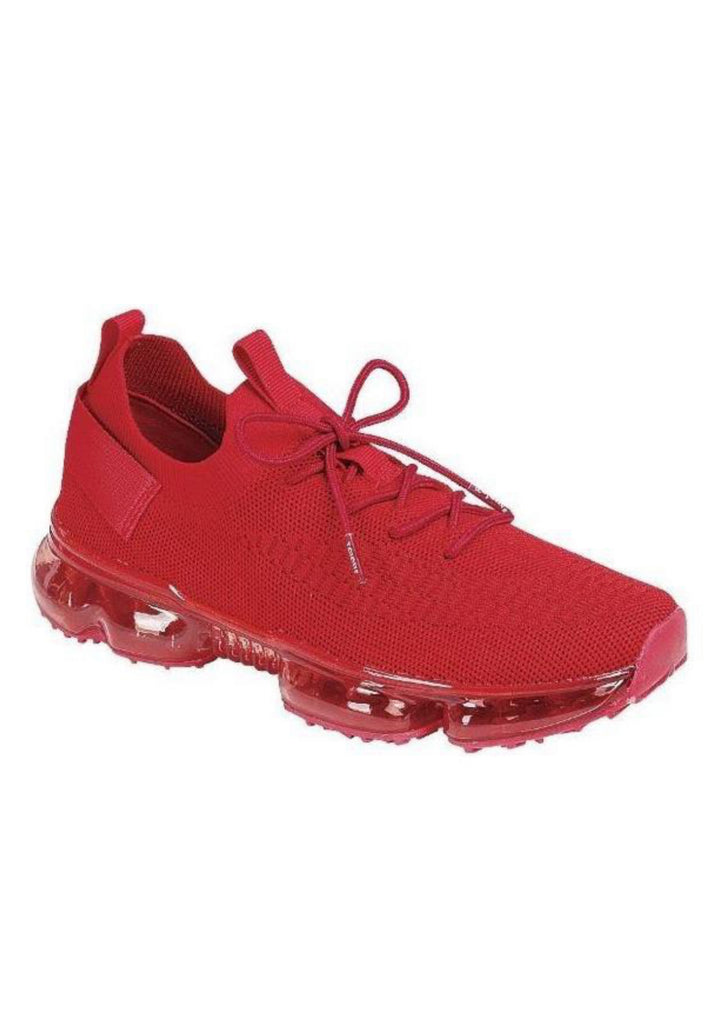 Fantasy Comfy Tie UP Sneaker - (Red)