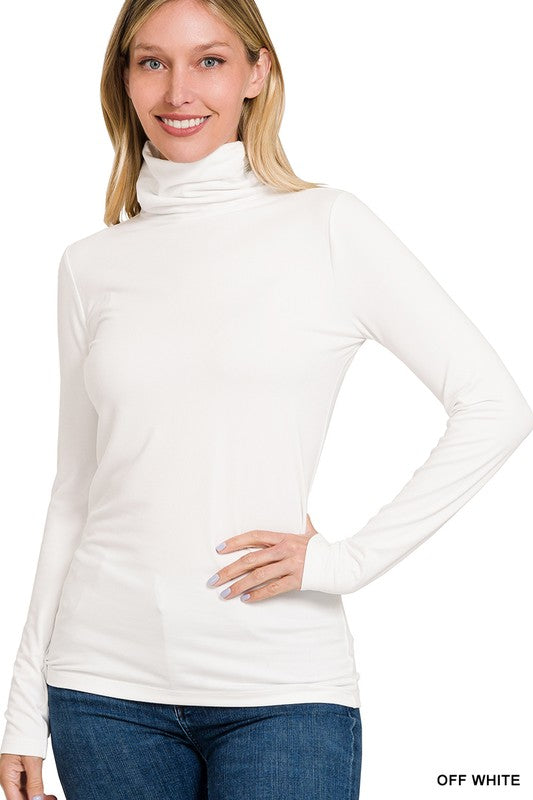 Brushed soft Turtleneck Top