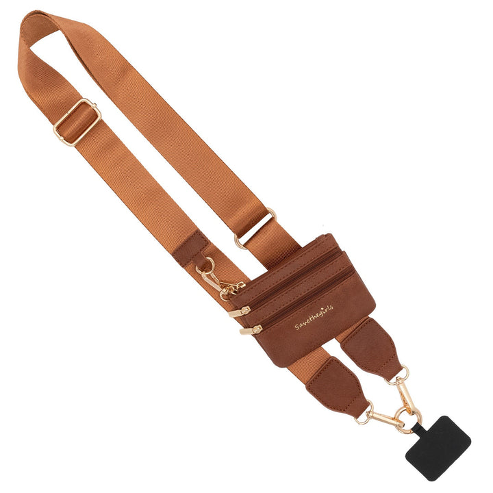 Fancy Gurl Phoneholder - Neutral Collection - Big Strap w/Pouch ( Lots of Colors)