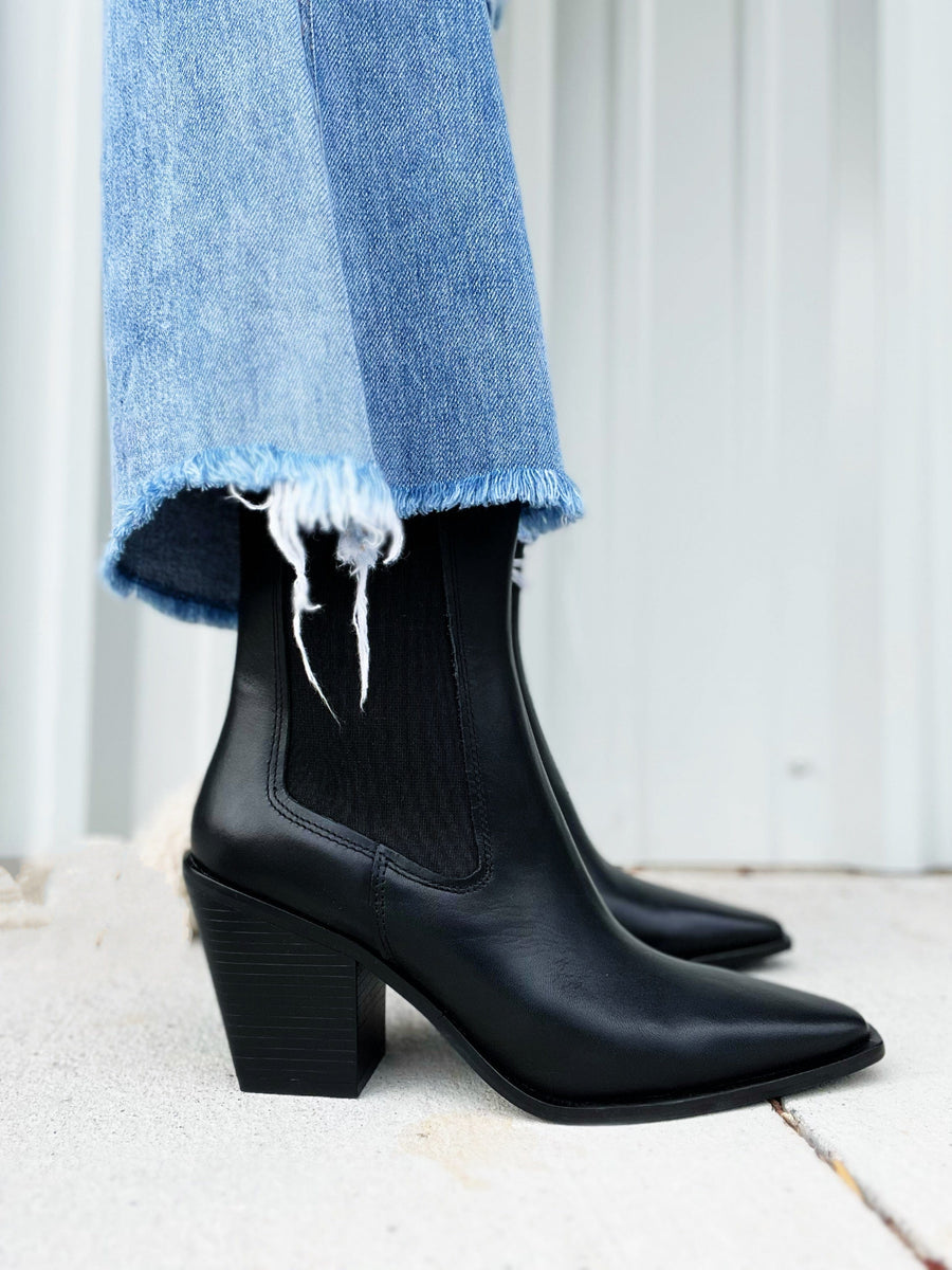 Tevin Dress Leather Bootie