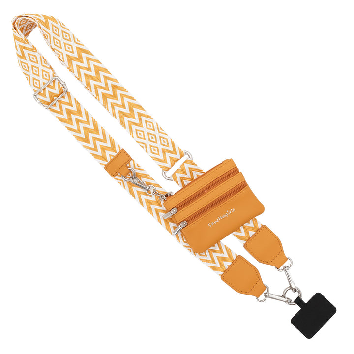 Fancy Gurl Phone Holder -Chevron Collection W/ Pouch - (More Colors)