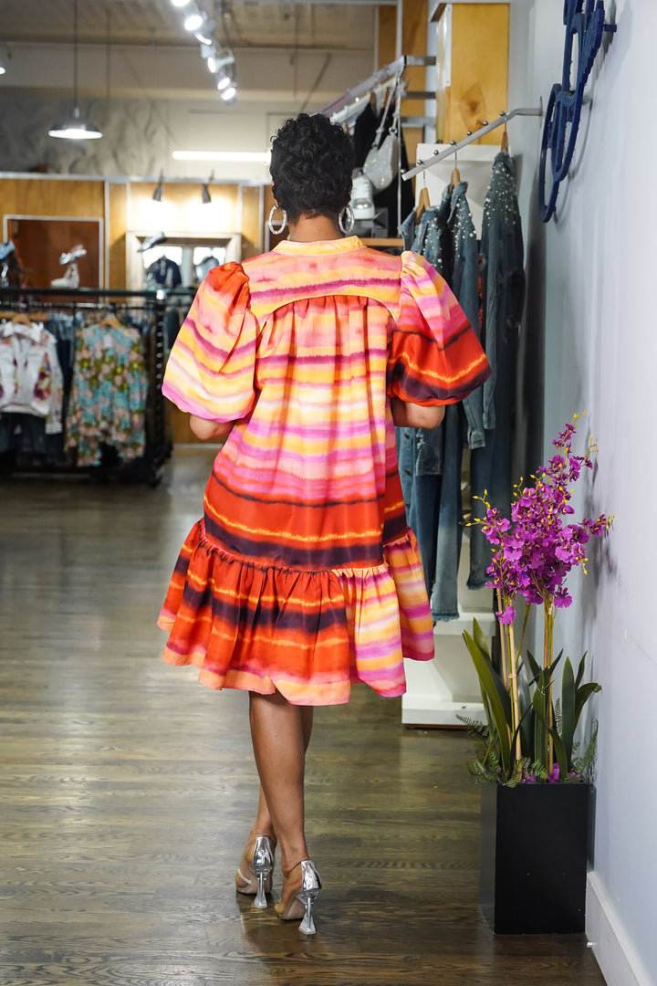 Sherbet Belted Button Dress
