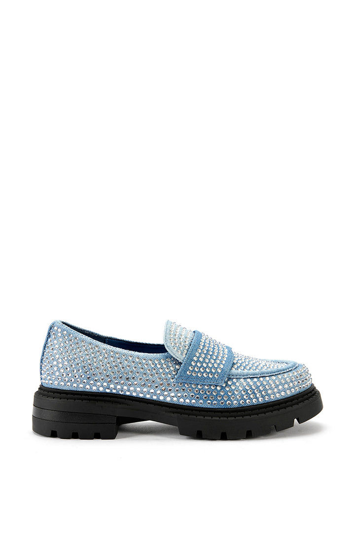 Thumper denim bling Loafer