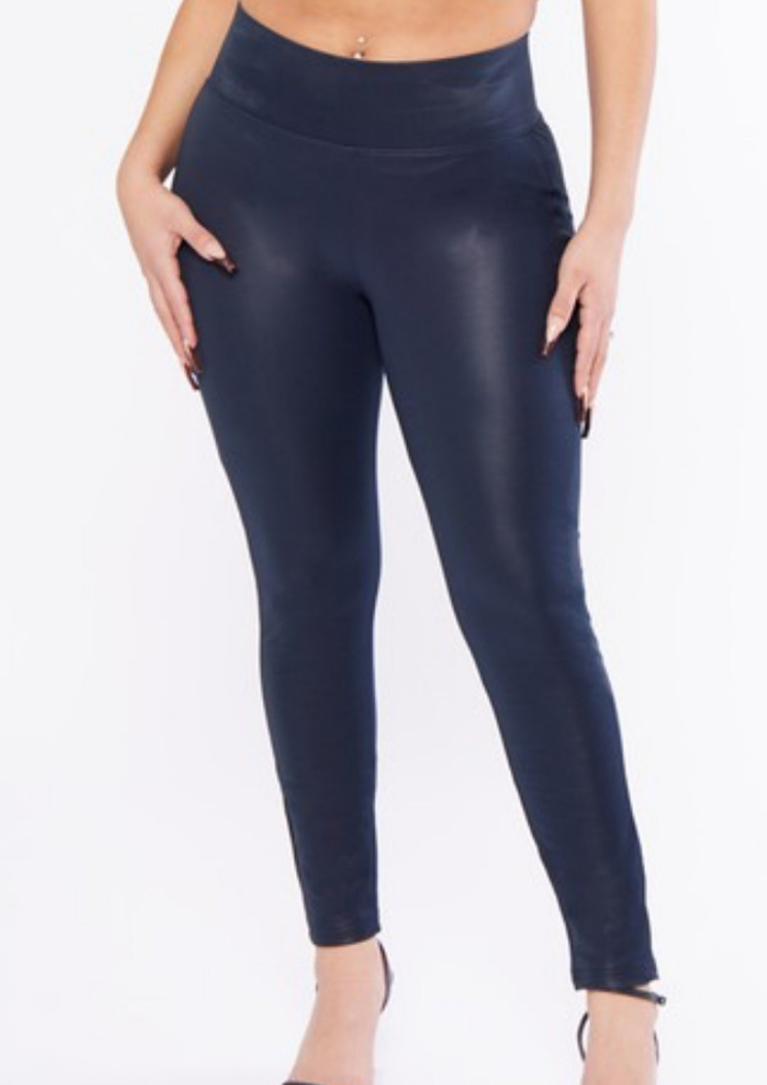 Smooth it out Faux Leather Leggings( More colors) - Missy Sizes Avail