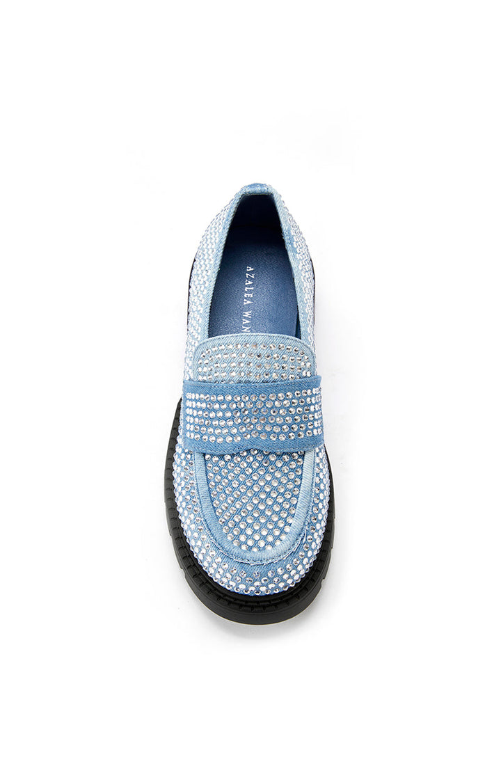 Thumper denim bling Loafer