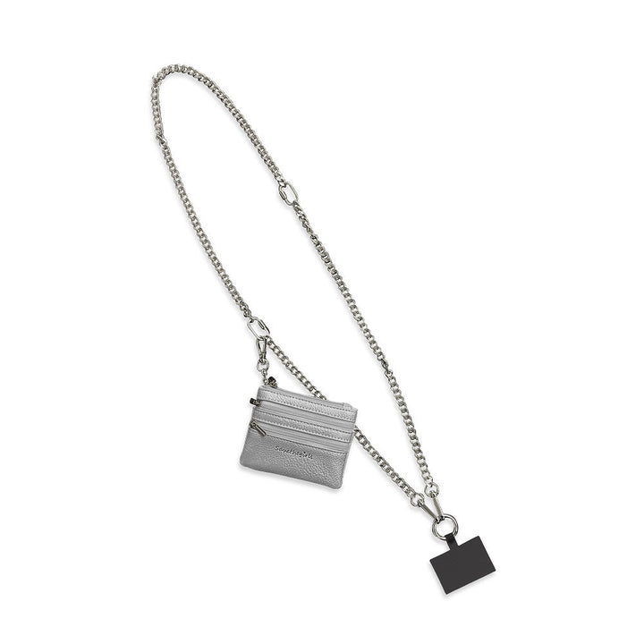 Clip & Go Phone Link Chain w/Zipper Pouch