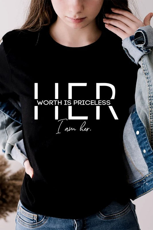Her Worth is Priceless T - Shirt