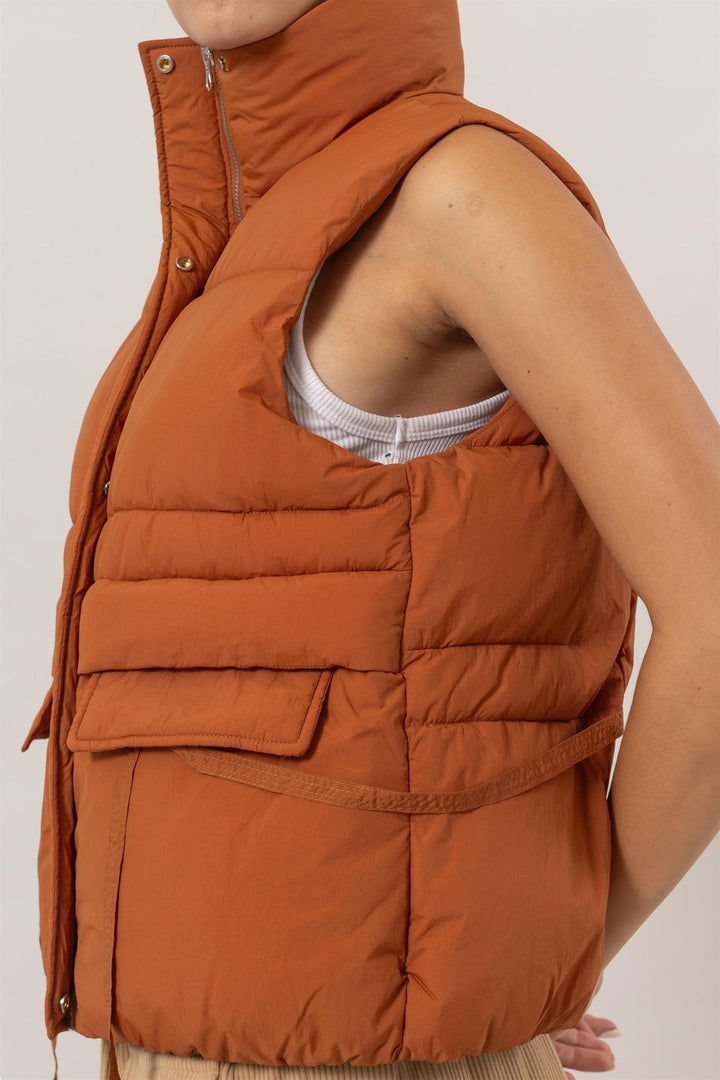 Puffer Zipper Vest