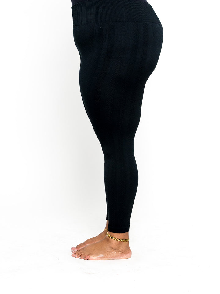 Make it Plain Cozy Fleece Leggings (Avail in Plus) More Colors