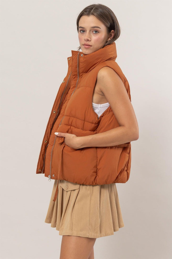 Puffer Zipper Vest