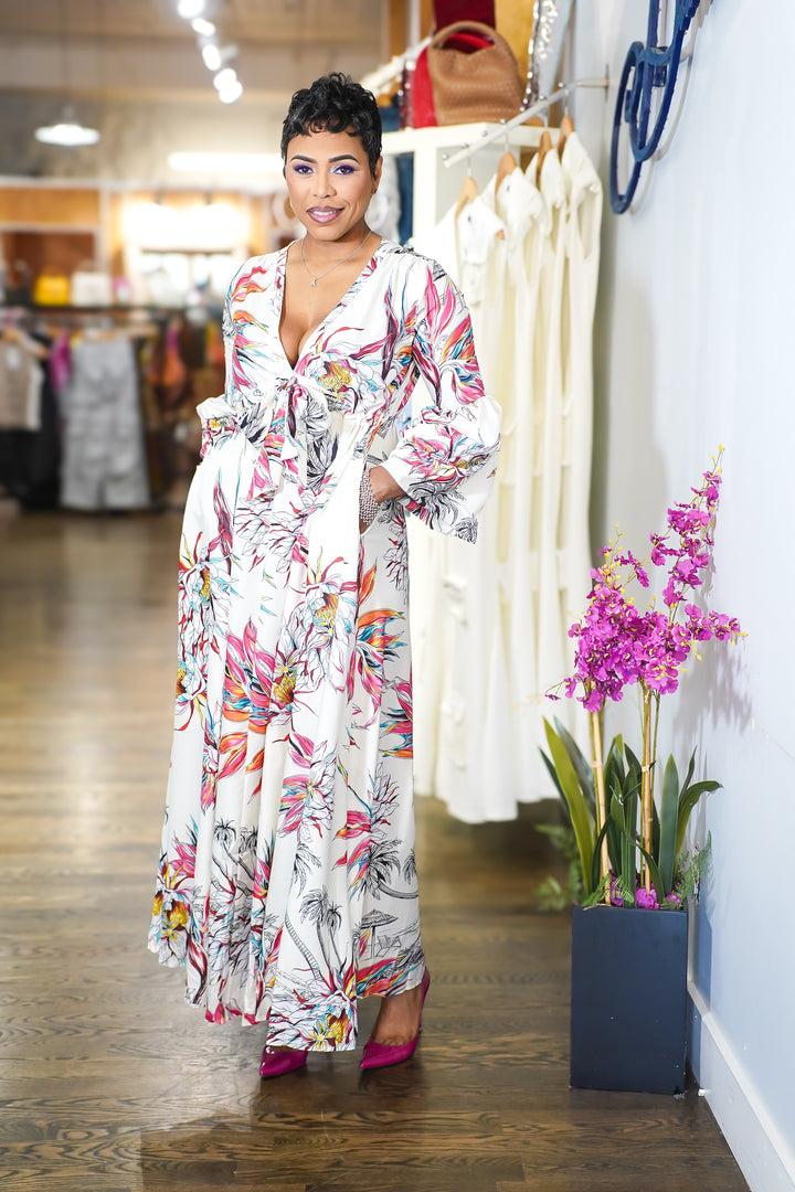 Birds of a Feather Maxi Dress