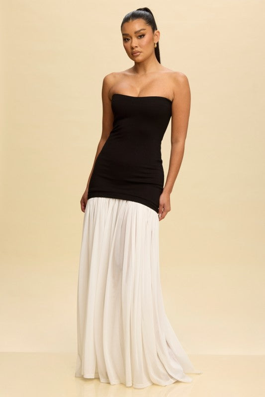 Make A Statement Black & White Dress