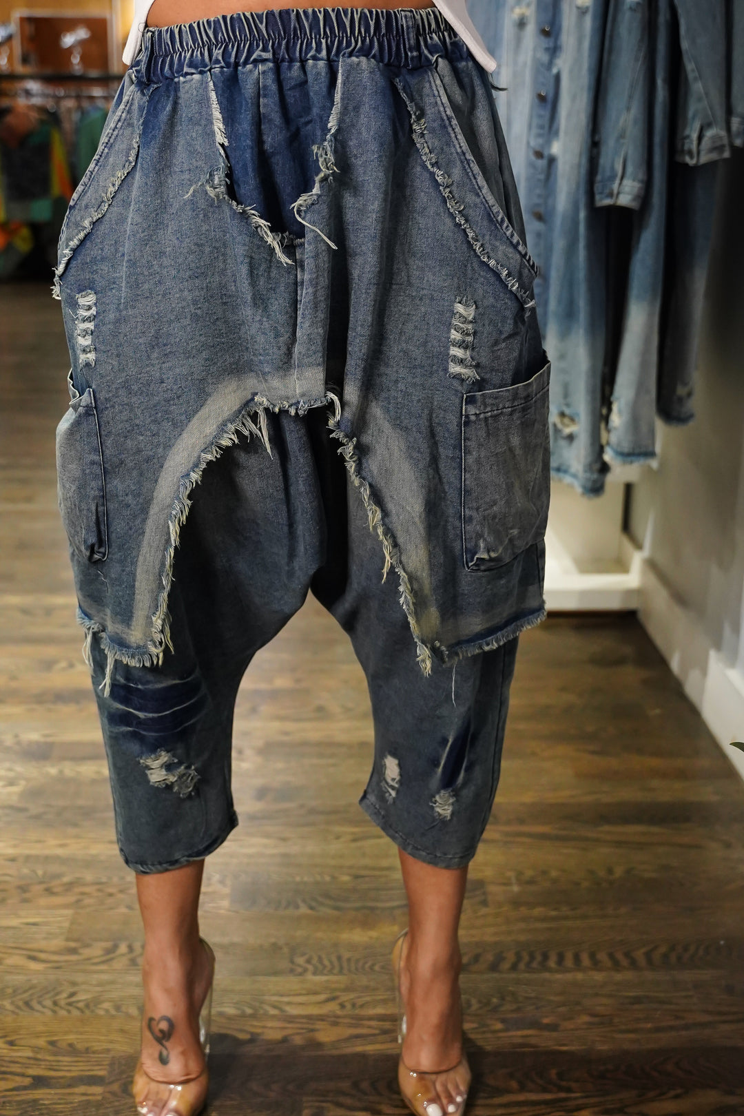 Baggy Bag Harem Jeans