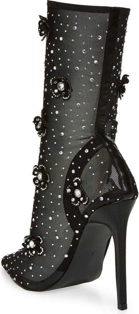 Sheer crystal lights Sparkle boot