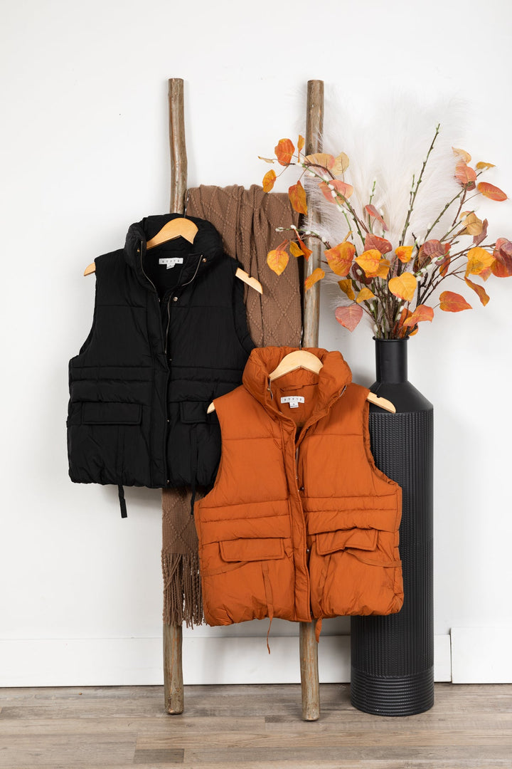 Puffer Zipper Vest