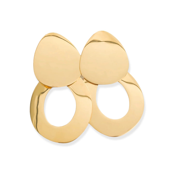 Double up Circle Earrings