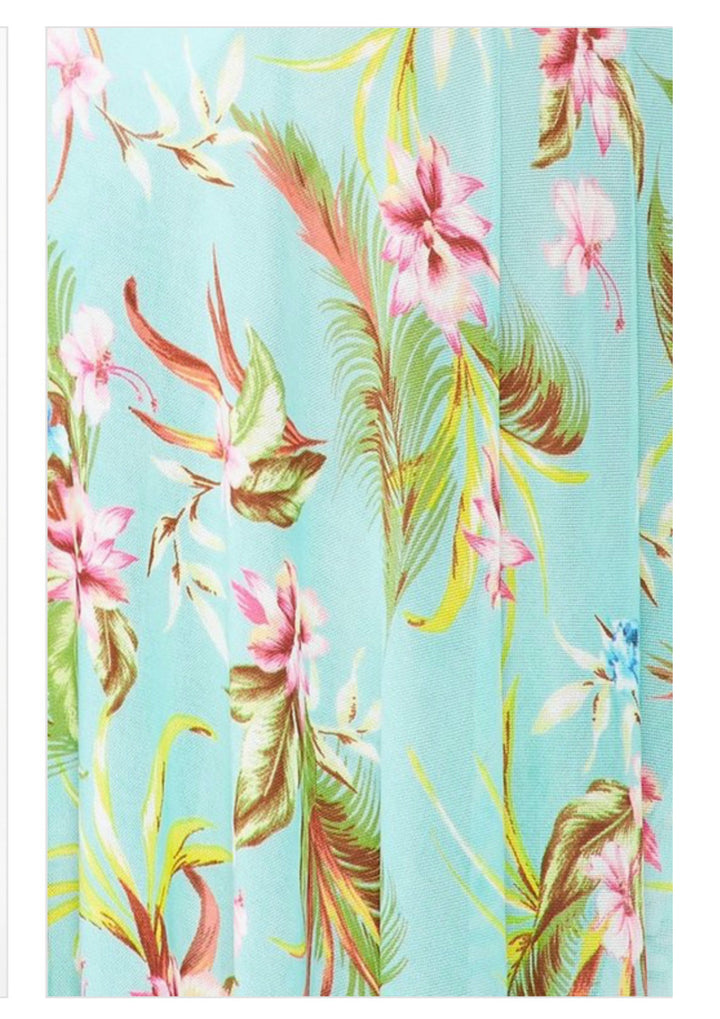 Flower Beach Coverup Skirt- Small