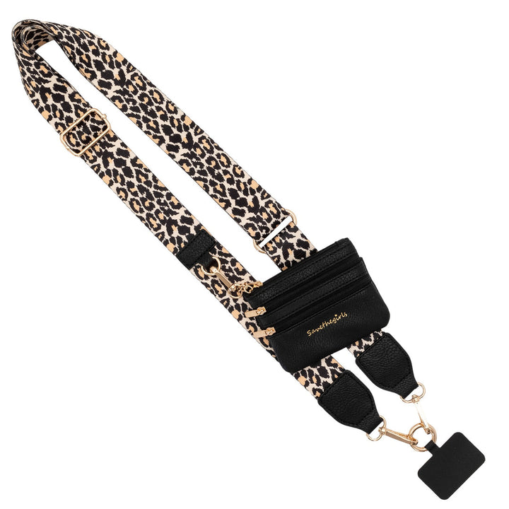 Fancy Gurl Phone Holder- Lifestyle Collection -Big Strap w/Zipper Pouch