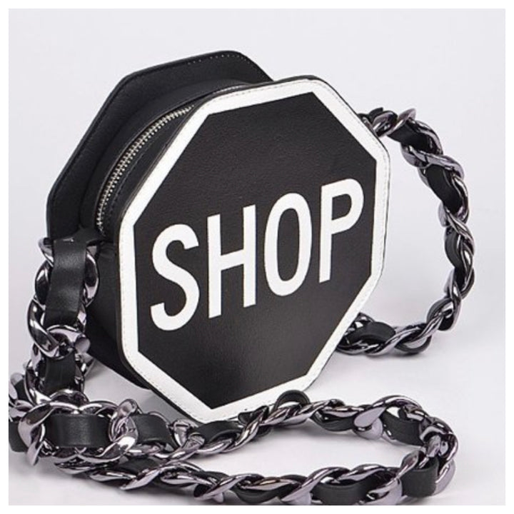 Shop! Shop! Crossbody Purse