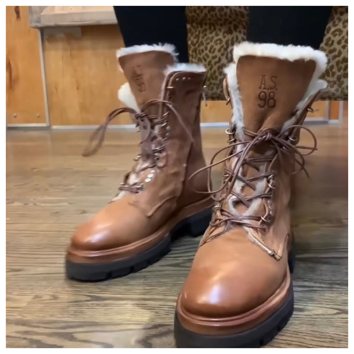 Rings of Comfort Level Leather Bootie