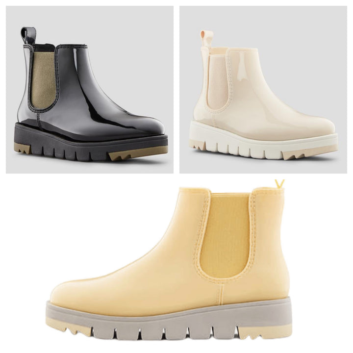 Shine & Gloss Patent Rain Boots-Firenze