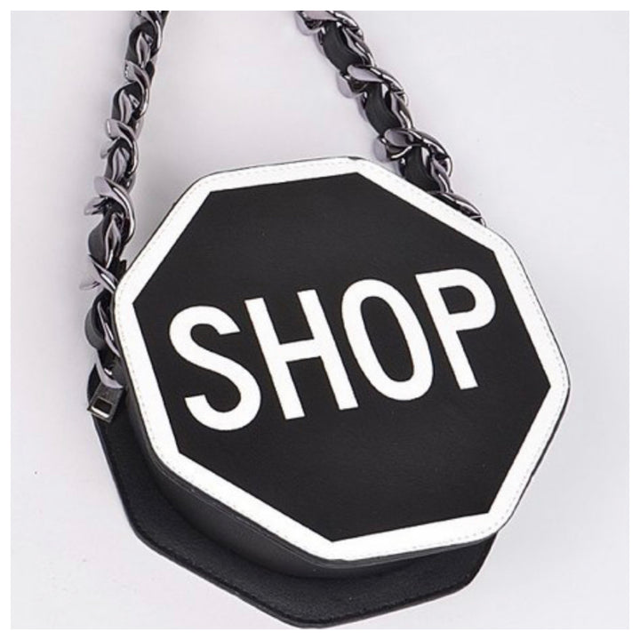 Shop! Shop! Crossbody Purse