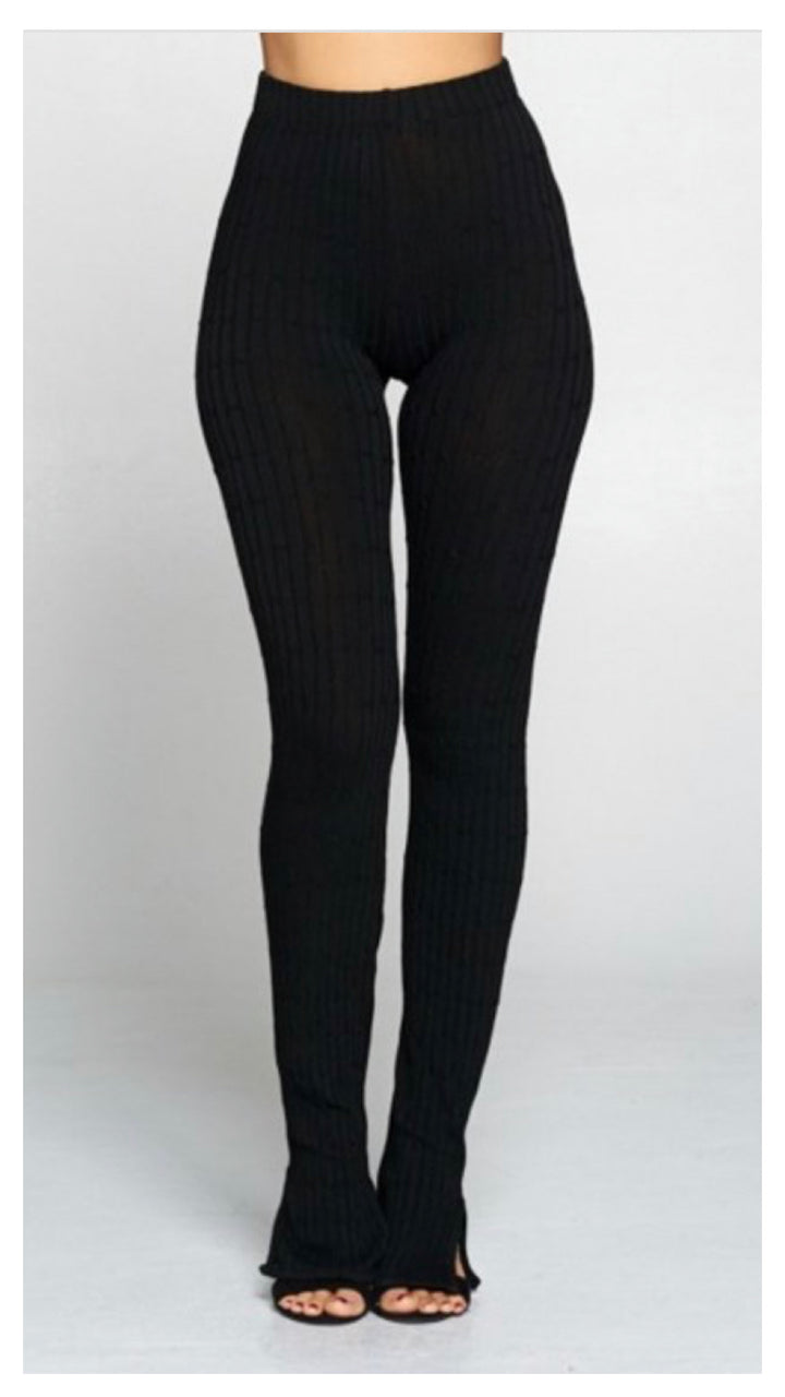 Seemless Leggings w/ Side Slit