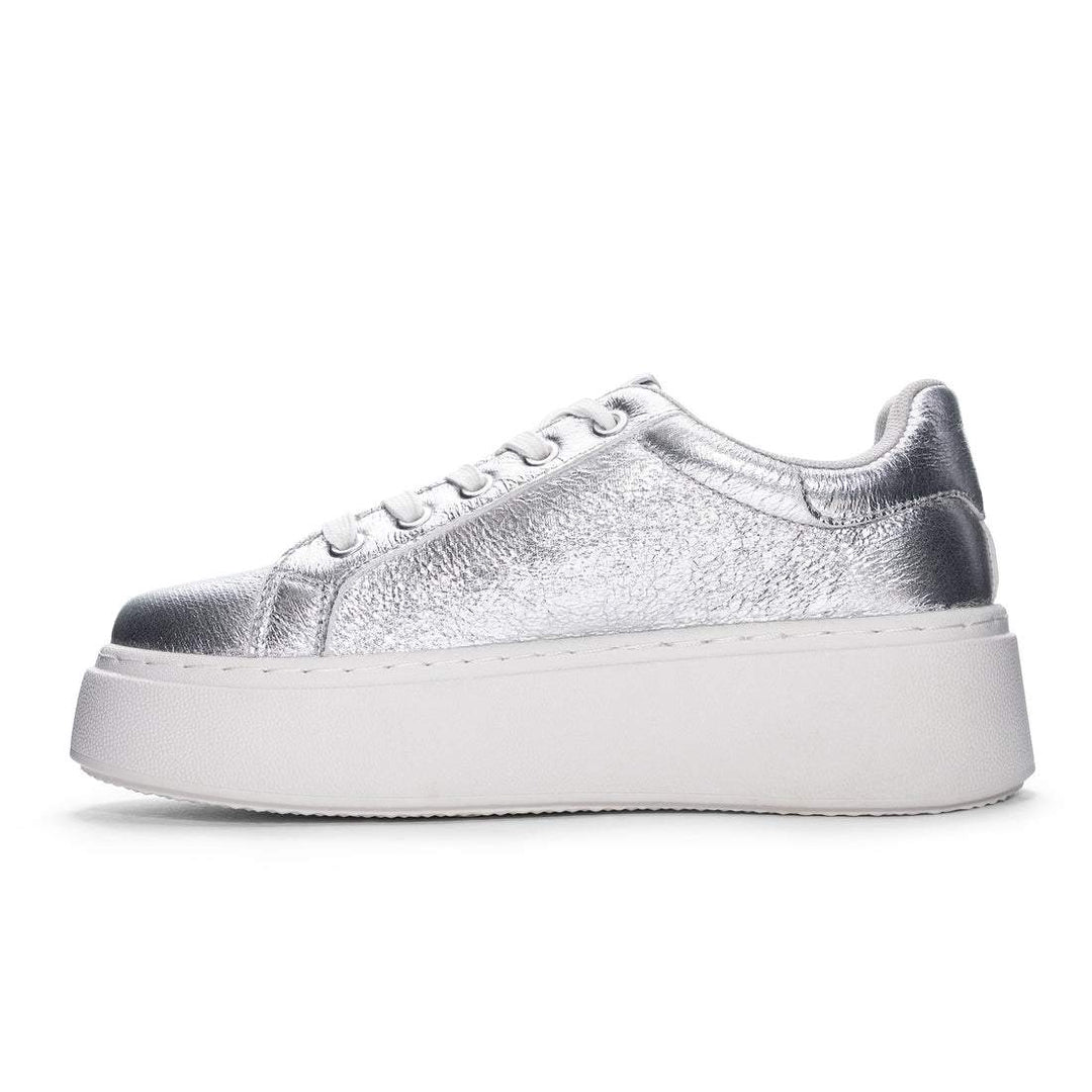 Set the Record Straight Metallic Sneaker