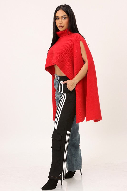 Hang Around Poncho (Red)