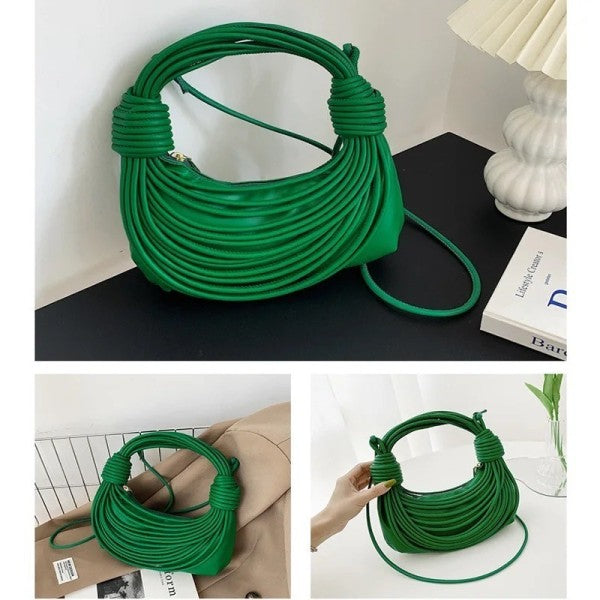 Rows of Strings Handle Purse (Colors)