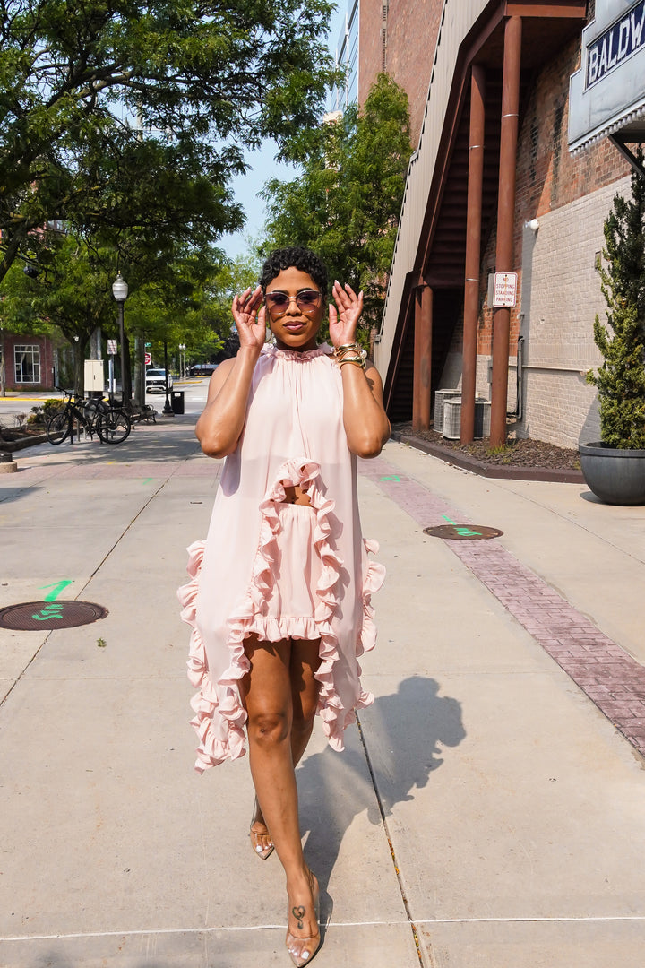 Penelope Delicate Ruffle Skirt Set