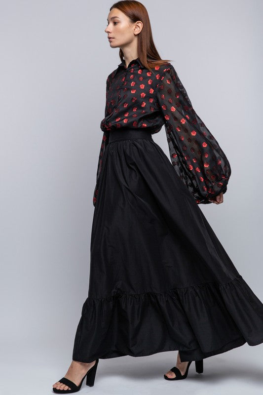 Big Flare Pocket Skirt
