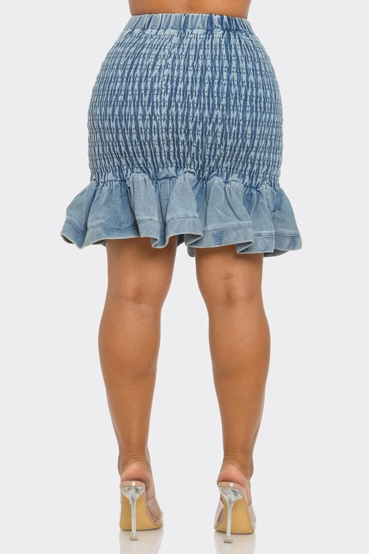 Which Way Gather Stretch Top/Skirt