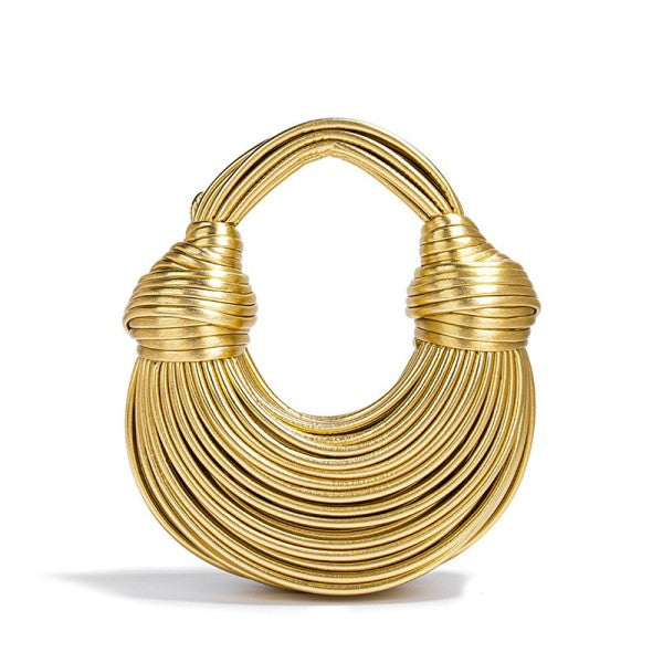 Rows of Strings Handle Purse (Colors)