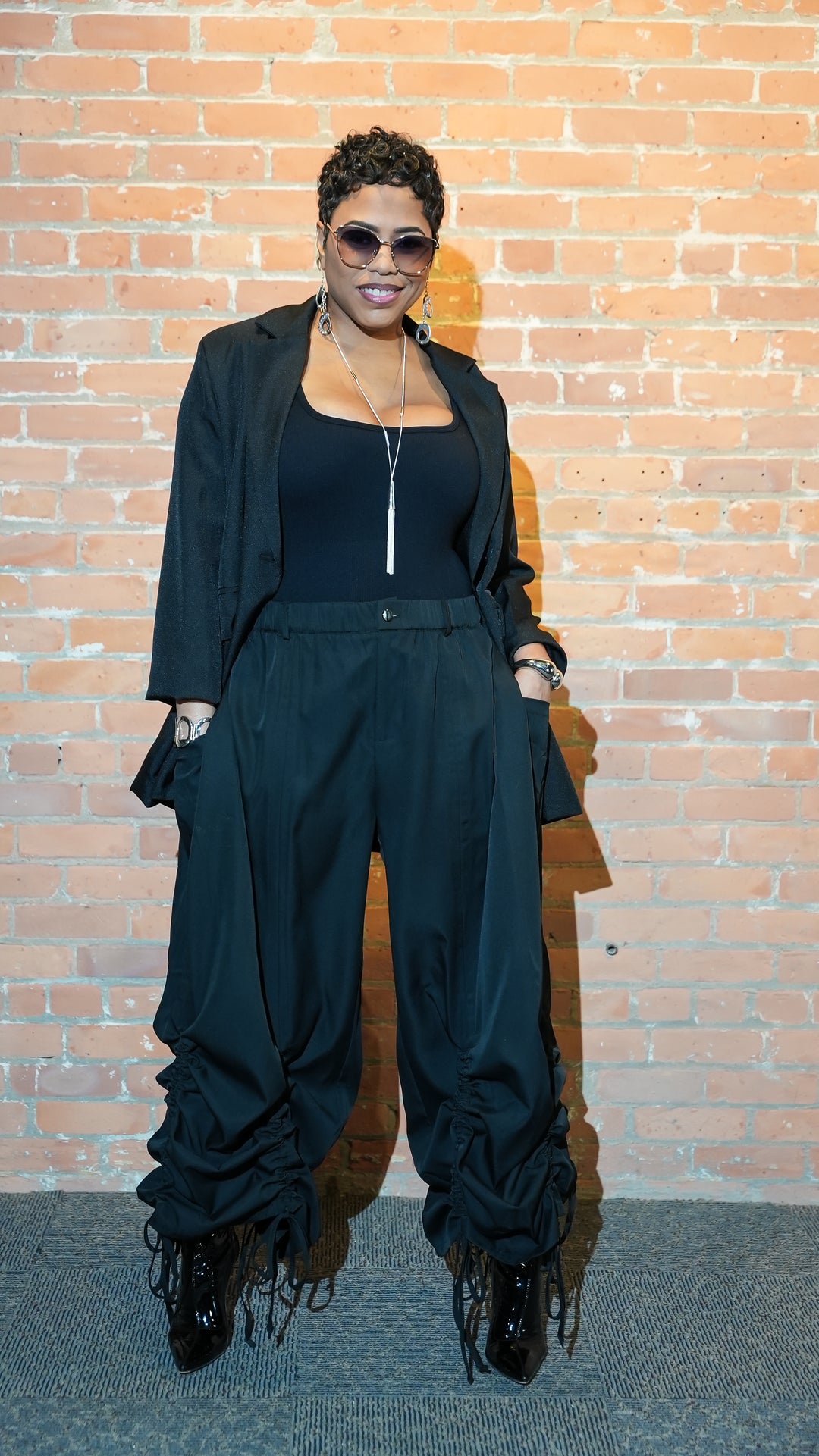 Oversized Button Blazer