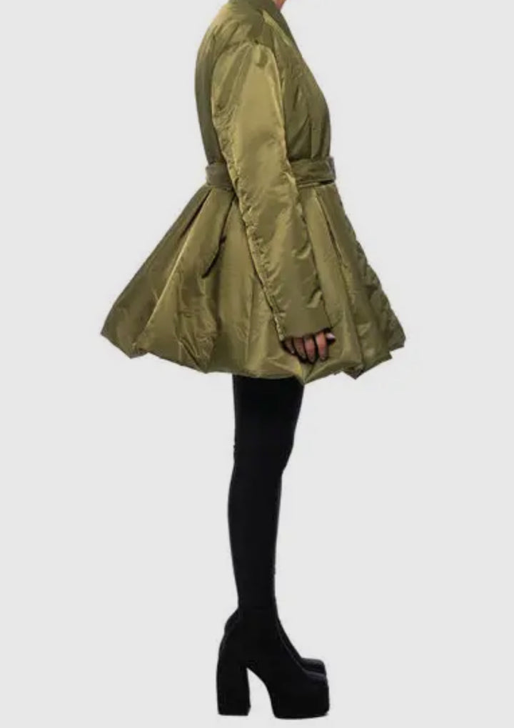 Davina Peplum Puffer Jacket