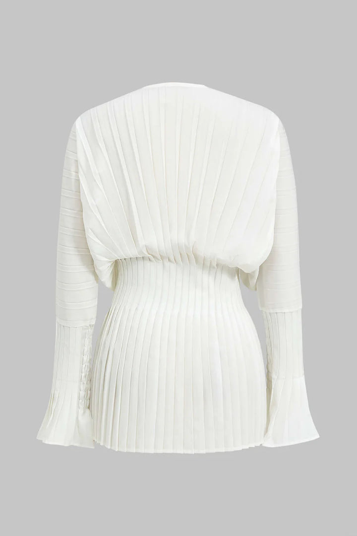 Pretty Pleats Balloon Blouse