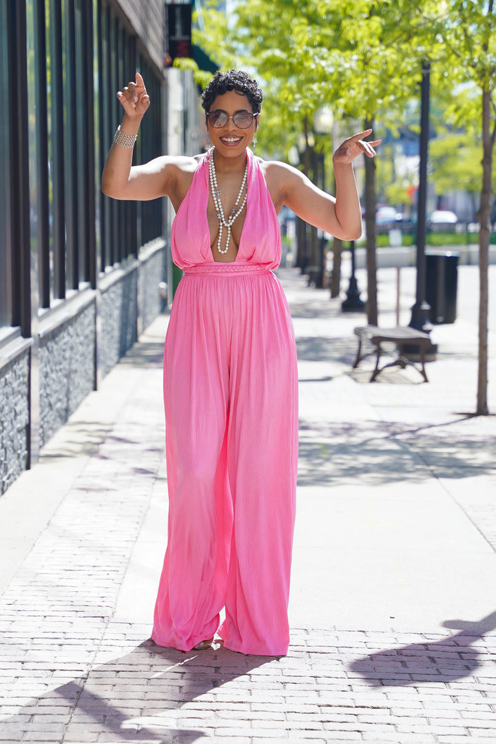 Sex Appeal Deep V Jumpsuit