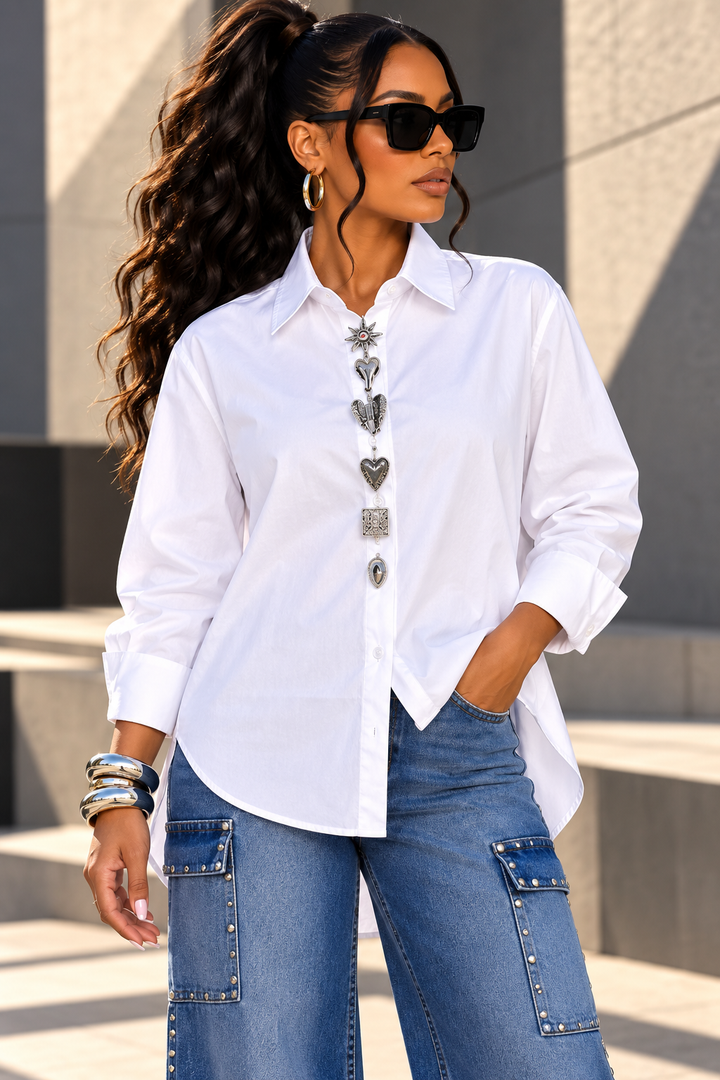 Pinned to Perfection High Low Shirt