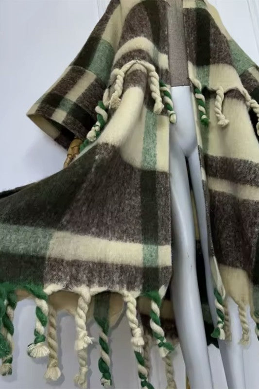 The Green Machine Tassle Cardigan Sweater