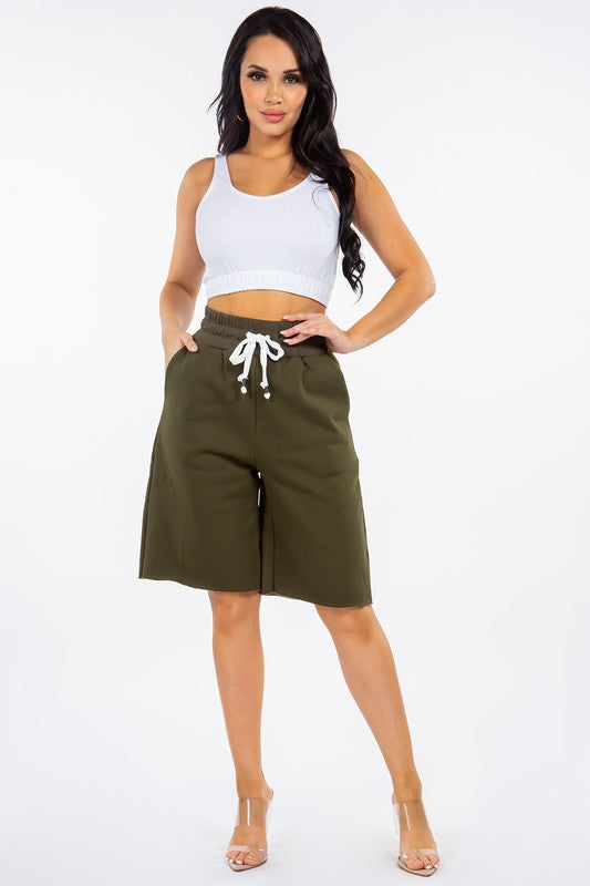 Cozy Comfortable Tie Up Shorts