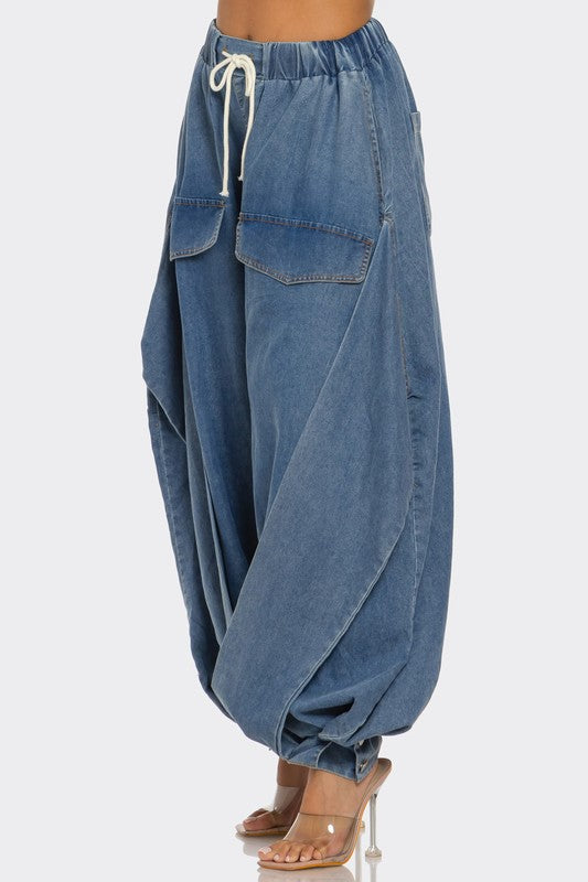 Cross over Denim Jeans (Denim)