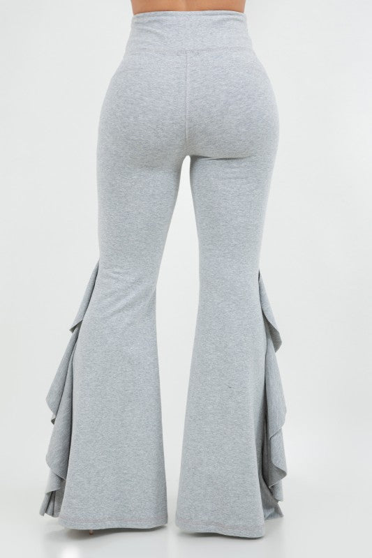 Break away ruffle Wide leg legging
