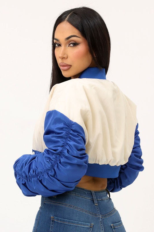 Let the Games Begin Crop Jacket