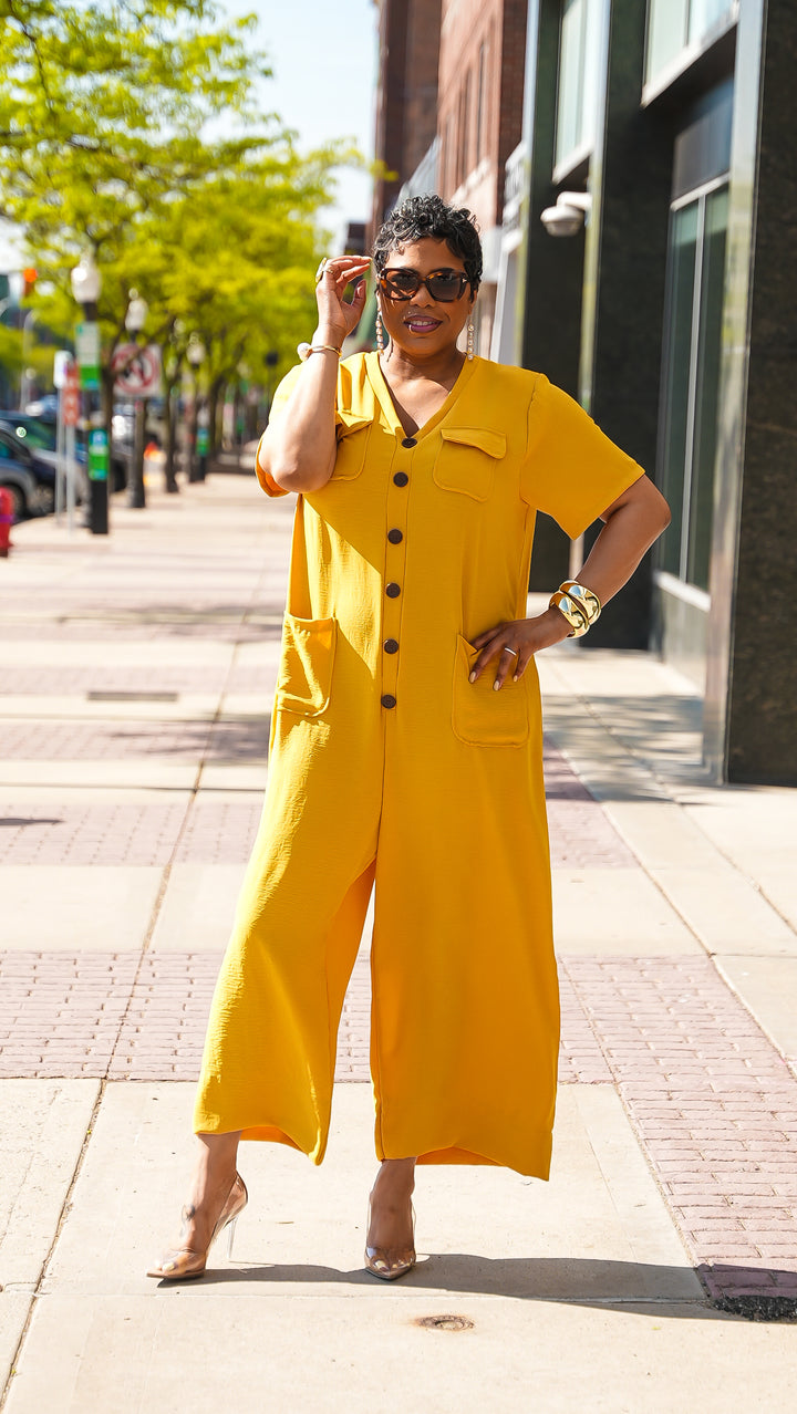 Keep it Simple Wide leg Jumpsuit