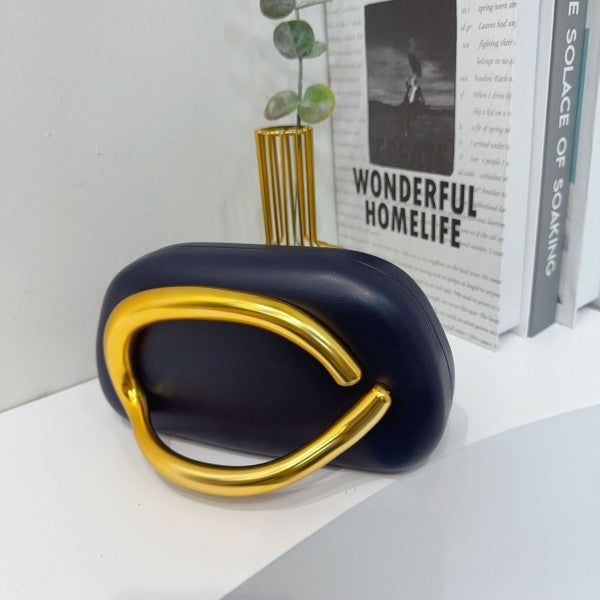 Handle it Gold Clutch (More Colors Avail)