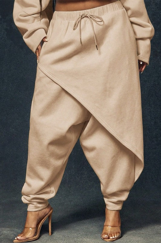 Off Duty Drama Jogger Set (Olive)
